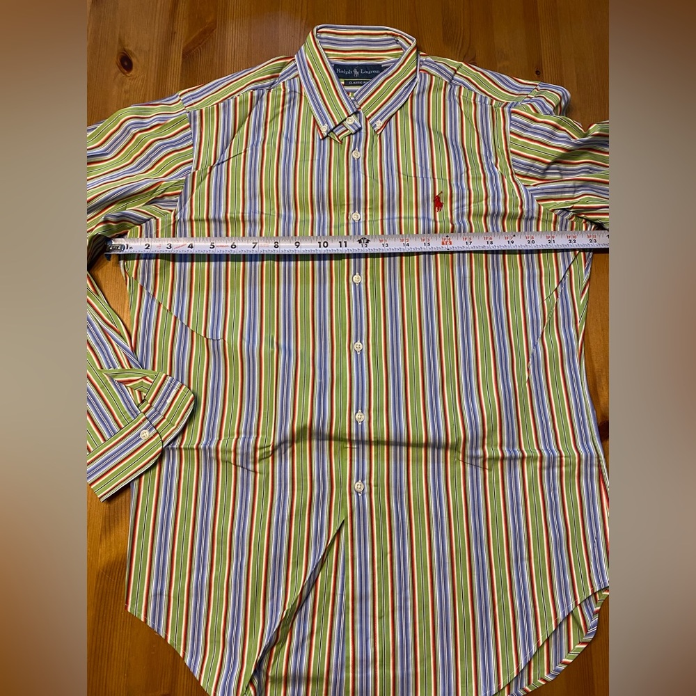 Polo Ralph Lauren Button Down Shirt Sz. M Green